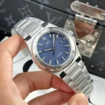 Super Clone IWC Ingenieur IW328907 Gets a Classic Blue Dial 40mm — side profile