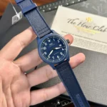 Super Clone IWC 41mm Ceramic — on leather display
