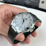 Super Clone Omega 41mm Steel — side profile