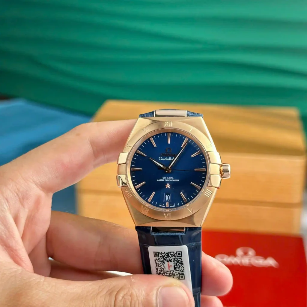Super Clone Omega 39mm Steel — side profile