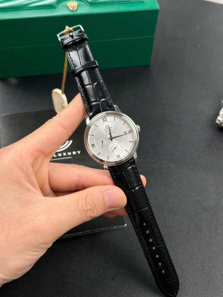 Super Clone Omega Steel — dial close-up