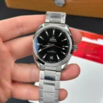 Super Clone Omega 41mm Steel — dial close-up