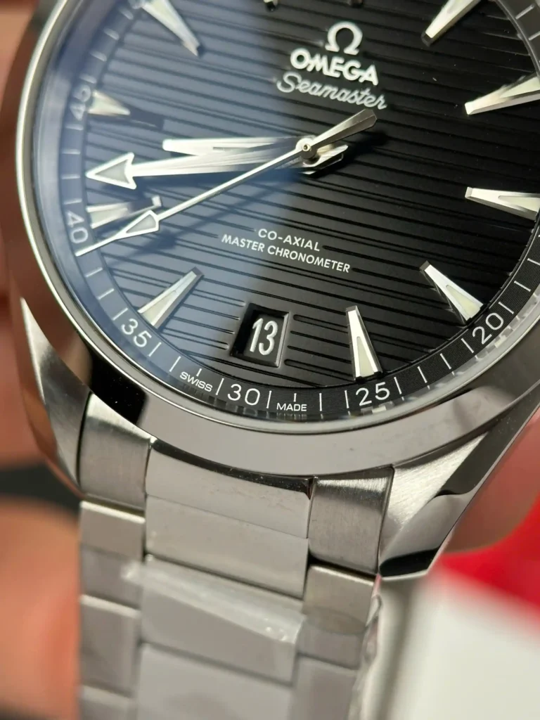 Super Clone Omega 41mm Steel — side profile