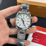 Super Clone Omega 41mm Steel — dial close-up