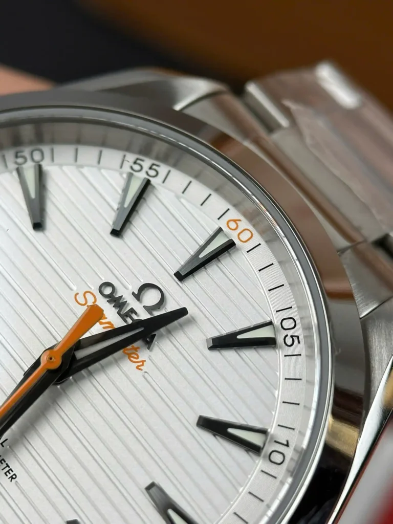 Super Clone Omega 41mm Steel — side profile