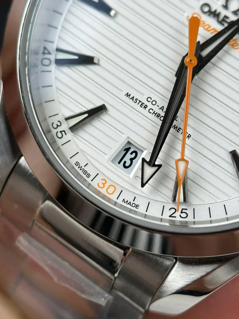 Super Clone Omega 41mm Steel — clasp and links