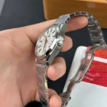 Super Clone Omega 41mm Steel — movement / caseback view