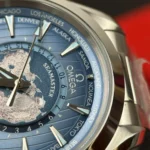 Super Clone Omega 43mm Steel — side profile