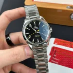Super Clone Omega 41mm Steel — dial close-up
