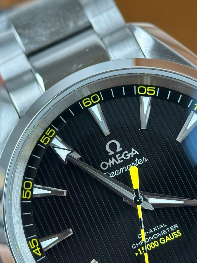 Super Clone Omega 41mm Steel — side profile