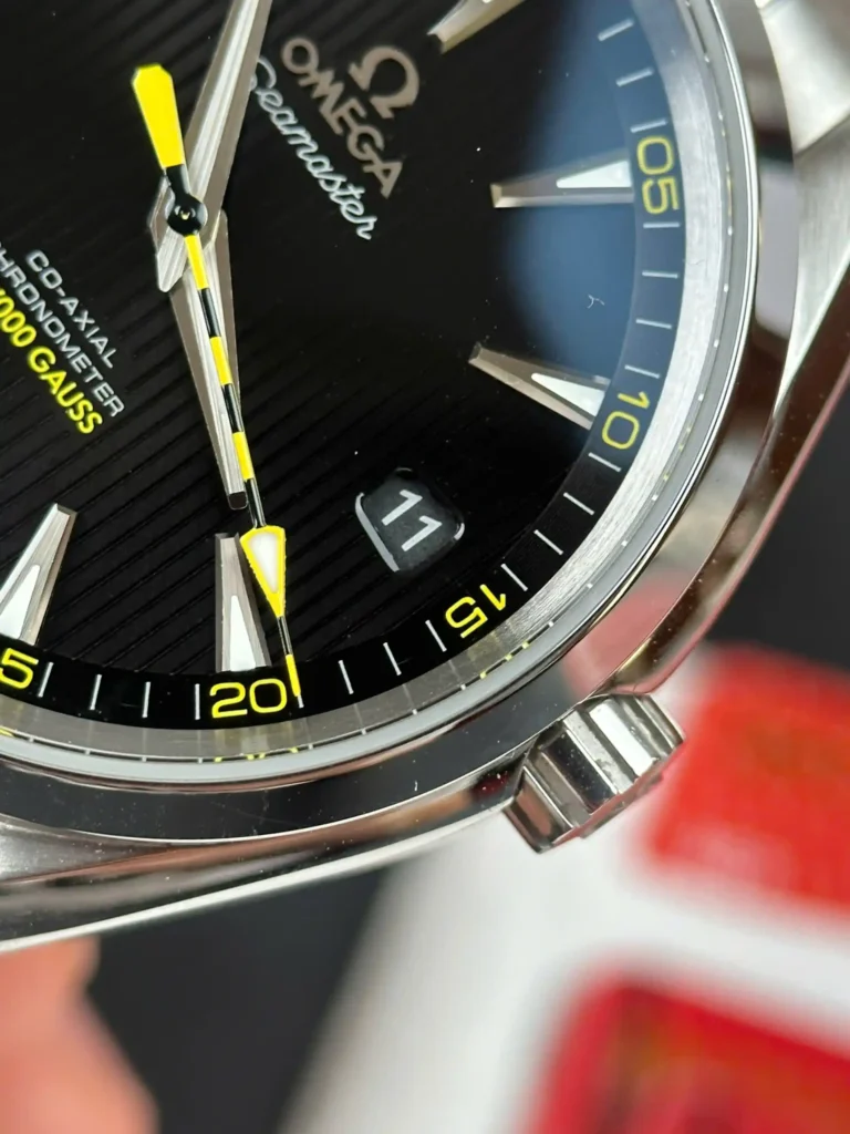 Super Clone Omega 41mm Steel — clasp and links