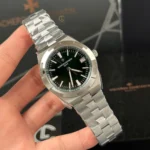 Super Clone Omega Seamaster Aqua Terra Co-Axial Master 220.10.41.21.10.001 41mm Green Dial — side profile
