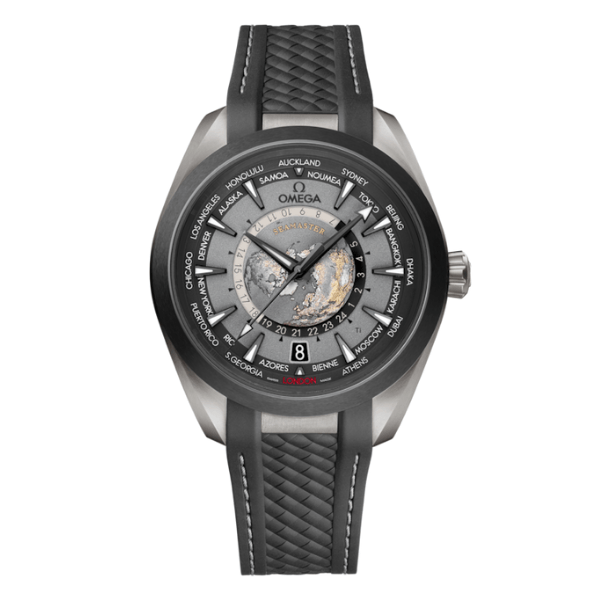 Super Clone Omega Seamaster Aqua Terra Co-Axial Master Chronometer GMT Worldtimer 220.92.43.22.99.001 43mm