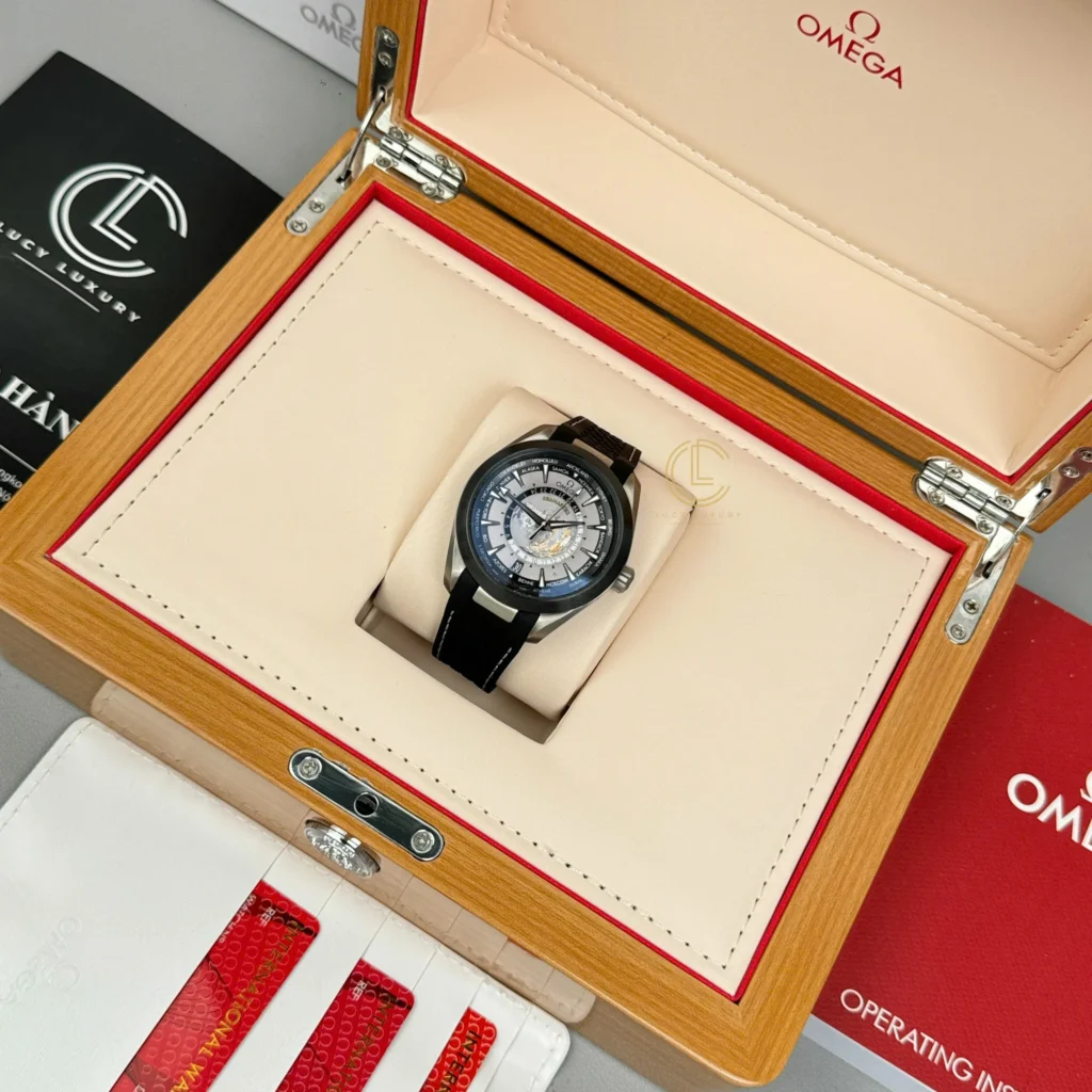 Super Clone Omega Seamaster Aqua Terra Co-Axial Master Chronometer GMT Worldtimer 220.92.43.22.99.001 43mm — view 9
