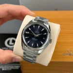 Super Clone Omega Seamaster Aqua Terra Master Co‑Axial 231.10.39.21.03.002 39mm Blue Dial – — case and bezel