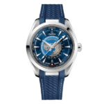 Super Clone Omega Seamaster Aqua Terra Worldtimer 43mm Blue Dial