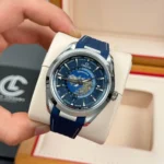 Super Clone Omega Seamaster Aqua Terra Worldtimer 43mm Blue Dial — bracelet detail
