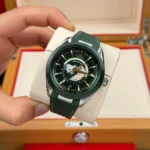 Super Clone Omega Seamaster Aqua Terra Worldtimer 43mm Green Dial — bracelet detail