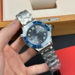 Super Clone Omega 42mm Steel — bracelet detail