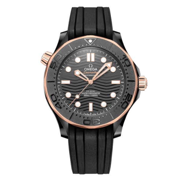 Super Clone Omega Seamaster Diver 210.62.44.20.01.001 42mm Black Dial Ceramic