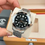 Super Clone Omega Seamaster Diver 300M 210.20.42.20.01.001 42mm Black Dial — side profile