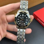 Super Clone Omega 42mm Steel — dial close-up