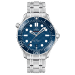 Super Clone Omega Seamaster Diver 300M Co‑Axial Master Chronometer 210.32.42.20.03.001 42mm Blue Dial