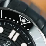 Super Clone Omega Seamaster Diver 300M Co‑Axial Master Chronometer 210.92.44.20.01.001 Black Dial Ceramic 42mm — movement / caseback view