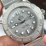 Super Clone Omega 42mm Steel — side profile