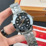 Super Clone Omega 42mm Steel — dial close-up