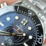 Super Clone Omega 42mm Steel — side profile