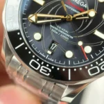 Super Clone Omega 42mm Steel — clasp and links