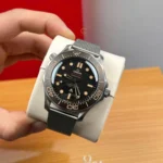 Super Clone Omega Seamaster Diver “James Bond 007 Edition” 42mm Black Dial Titanium — bracelet detail