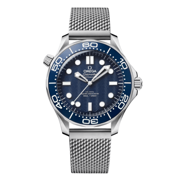 Super Clone Omega Seamaster Diver James Bond 60th Anniversary 210.30.42.20.03.002 42mm Blue Dial Steel