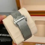Super Clone Omega Seamaster Diver James Bond 60th Anniversary 210.30.42.20.03.002 42mm Blue Dial Steel — clasp and links