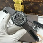 Super Clone Omega Steel — dial close-up