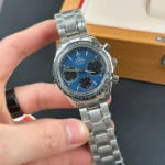 Super Clone Omega 40mm Steel — dial close-up