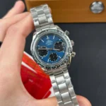 Super Clone Omega 40mm Steel — case and bezel
