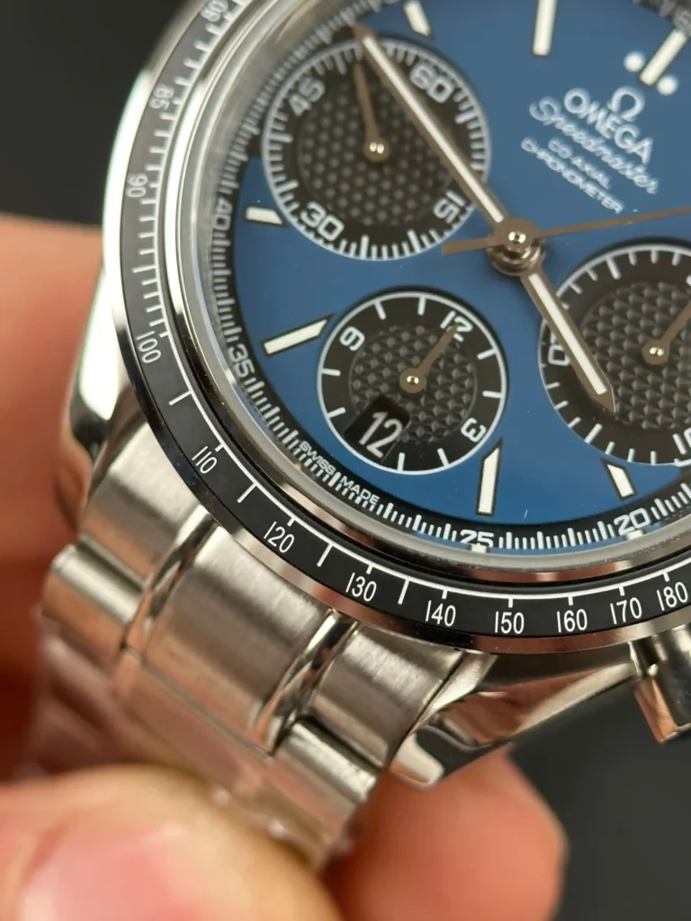 Super Clone Omega 40mm Steel — clasp and links