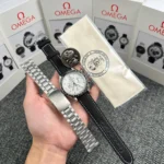 Super Clone Omega Speedmaster Apollo 13 Silver Snoopy 311.32.42.30.04.003 42mm — case and bezel