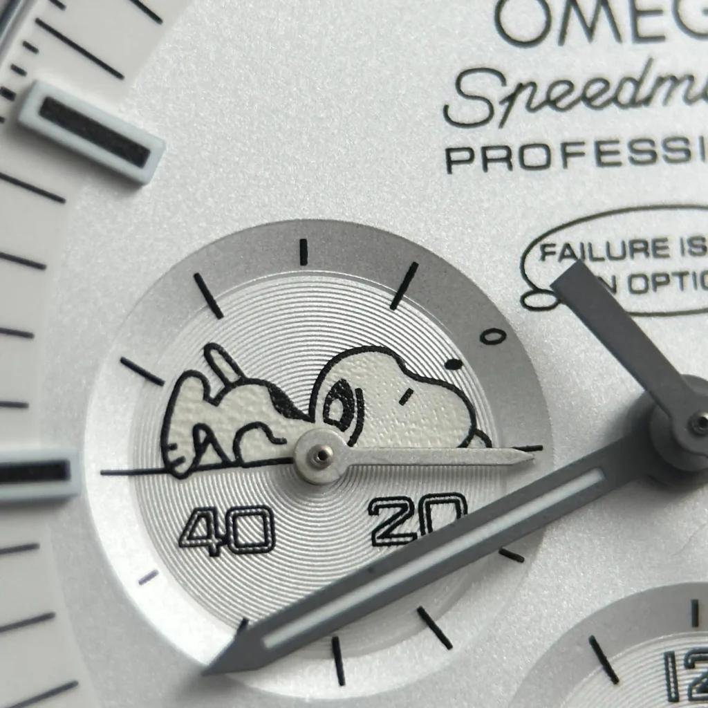 Super Clone Omega Speedmaster Apollo 13 Silver Snoopy 311.32.42.30.04.003 42mm — clasp and links
