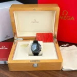 Super Clone Omega Speedmaster Dark Side of The Moon Black Black 311.92.44.51.01.005 44mm Black Ceramic — dial close-up