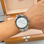 Super Clone Omega Speedmaster Moon Watch 310.30.42.50.04.001 42mm White Dial — side profile