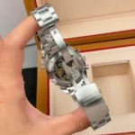 Super Clone Omega Speedmaster Moon Watch 310.30.42.50.04.001 42mm White Dial — movement / caseback view