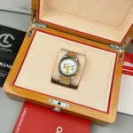 Super Clone Omega Speedmaster Moonwatch Professional 310.20.42.50.02.001 42mm White Dial Demi Yellow Gold — view 9
