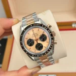 Super Clone Omega Speedmaster Moonwatch Professional 310.20.42.50.99.001 42mm Demi Rose Gold — bracelet detail