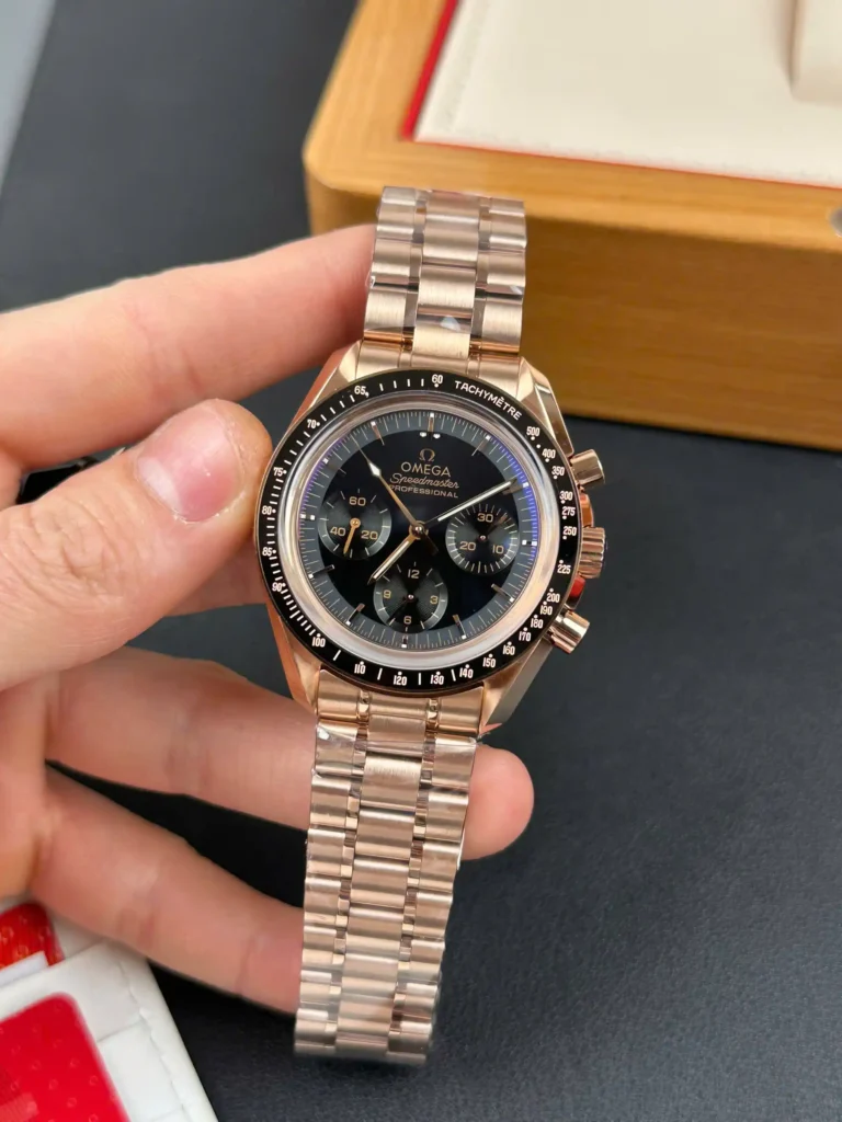Super Clone Omega 42mm Steel — bracelet detail