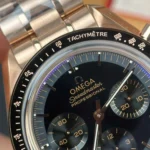 Super Clone Omega 42mm Steel — side profile