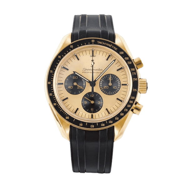 Super Clone Omega Speedmaster Moonwatch Professional 310.63.42.50.01.001 42mm Yellow Gold