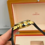 Super Clone Omega Speedmaster Moonwatch Professional 310.63.42.50.01.001 42mm Yellow Gold — side profile